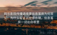 欧乐影院传播语境里信息茧房为何常见：为什么会让人觉得合理，信息茧房一词出自哪里