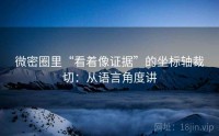 微密圈里“看着像证据”的坐标轴裁切：从语言角度讲